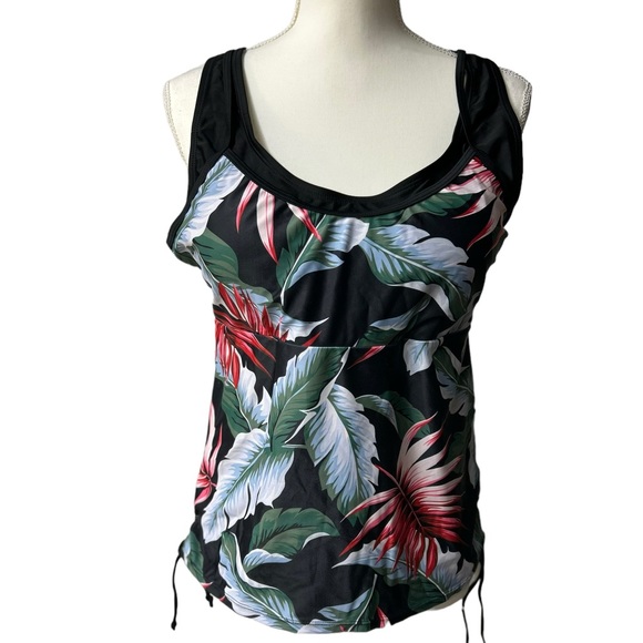 SUMMER MAE womens modest tankini w skirt bottom swimwear set size XL NWT - Picture 8 of 13